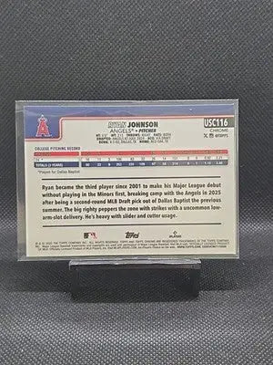 2025 Topps Chrome Update Series - Ryan Johnson #USC116 X-Fractor (RC) - Baseball Card Single