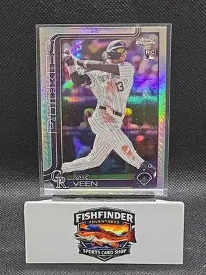 2025 Topps Chrome Update Series - Zac Veen #USC28 Prism Refractor (RC) - Baseball Card Single
