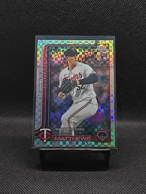 2025 Topps Chrome Update Series - Zebby Matthews #USC171 X-Fractor (RC) - Baseball Card Single