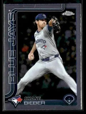 2025 Topps Chrome Update Shane Bieber #USC52 Toronto Blue Jays