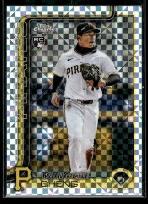 2025 Topps Chrome Update Tsung-Che Cheng #USC74 X-Fractors RC Pittsburgh Pirates