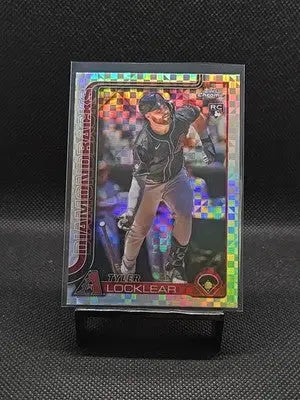 2025 Topps Chrome Update Tyler Locklear Rookie X-Fractor #USC-80 - Baseball Card Single