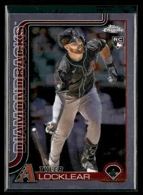 2025 Topps Chrome Update Tyler Locklear #USC80 RC Arizona Diamondbacks