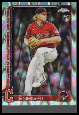 2025 Topps Chrome Update #USC103 Nic Enright RayWave Refractor