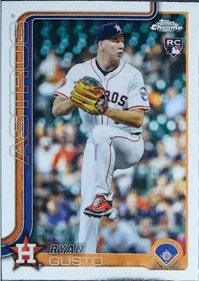 2025 Topps Chrome Update #USC107 Ryan Gusto NM-MT RC Rookie Astros ID:81681 - Baseball Card Single