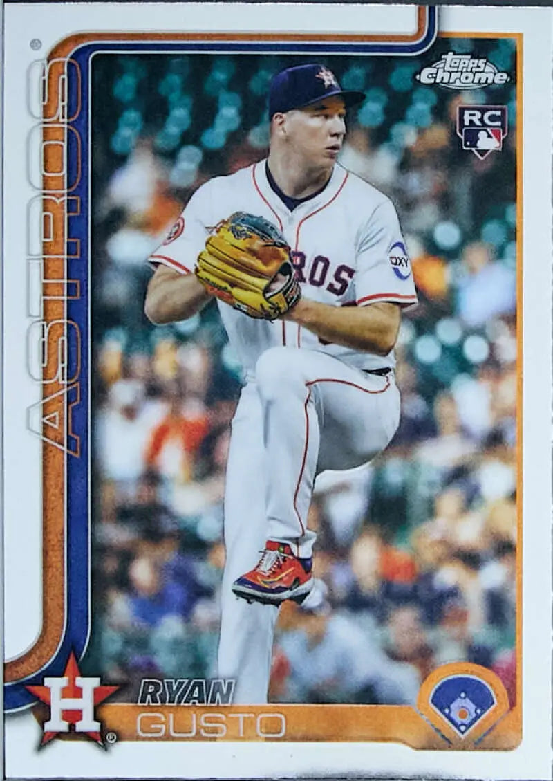 2025 Topps Chrome Update #USC107 Ryan Gusto NM-MT RC Rookie Astros ID:81681 - Baseball Card Single