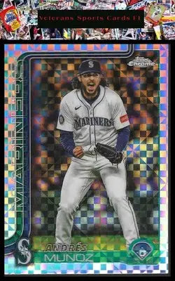 2025 Topps Chrome Update #USC108 Andrés Muñoz X-Fractors