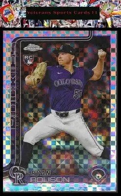 2025 Topps Chrome Update #USC123 Ryan Rolison X-Fractors