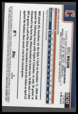 2025 Topps Chrome Update #USC126 Ceddanne Rafaela RayWave Refractor - Baseball Card Single