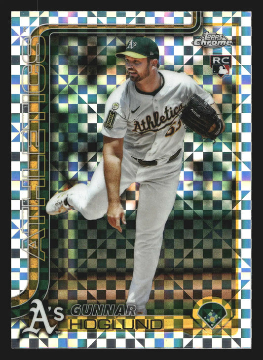 2025 Topps Chrome Update #USC127 Gunnar Hoglund X-Fractor RC - Baseball Card Single