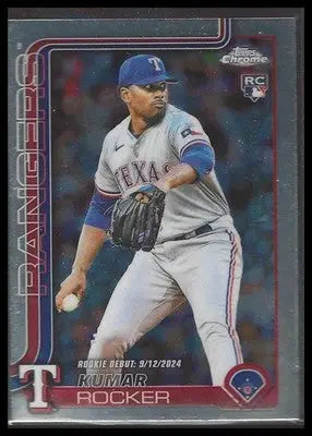 2025 Topps Chrome Update #USC160 Kumar Rocker Texas Rangers