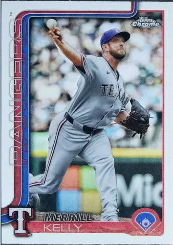 2025 Topps Chrome Update #USC162 Merrill Kelly NM-MT Rangers ID:81687 - Baseball Card Single