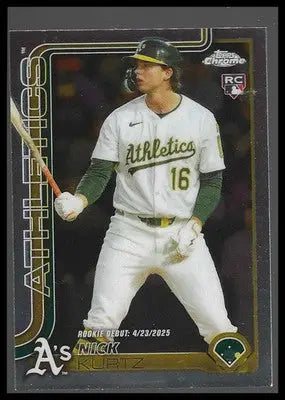 2025 Topps Chrome Update #USC178b Nick Kurtz