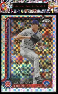 2025 Topps Chrome Update #USC184 Matthew Boyd X-Fractors