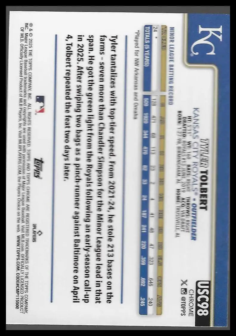 2025 Topps Chrome Update #USC187 Will Wilson RayWave Refractor - Baseball Card Single