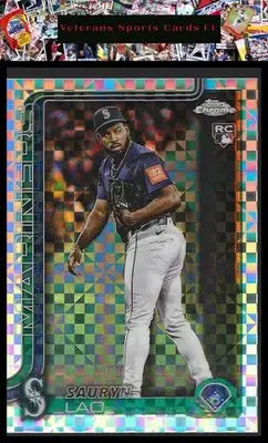 2025 Topps Chrome Update #USC198 Sauryn Lao X-Fractors