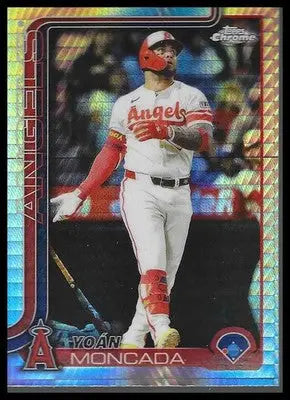 2025 Topps Chrome Update #USC22 Yoán Moncada Prism Refractors