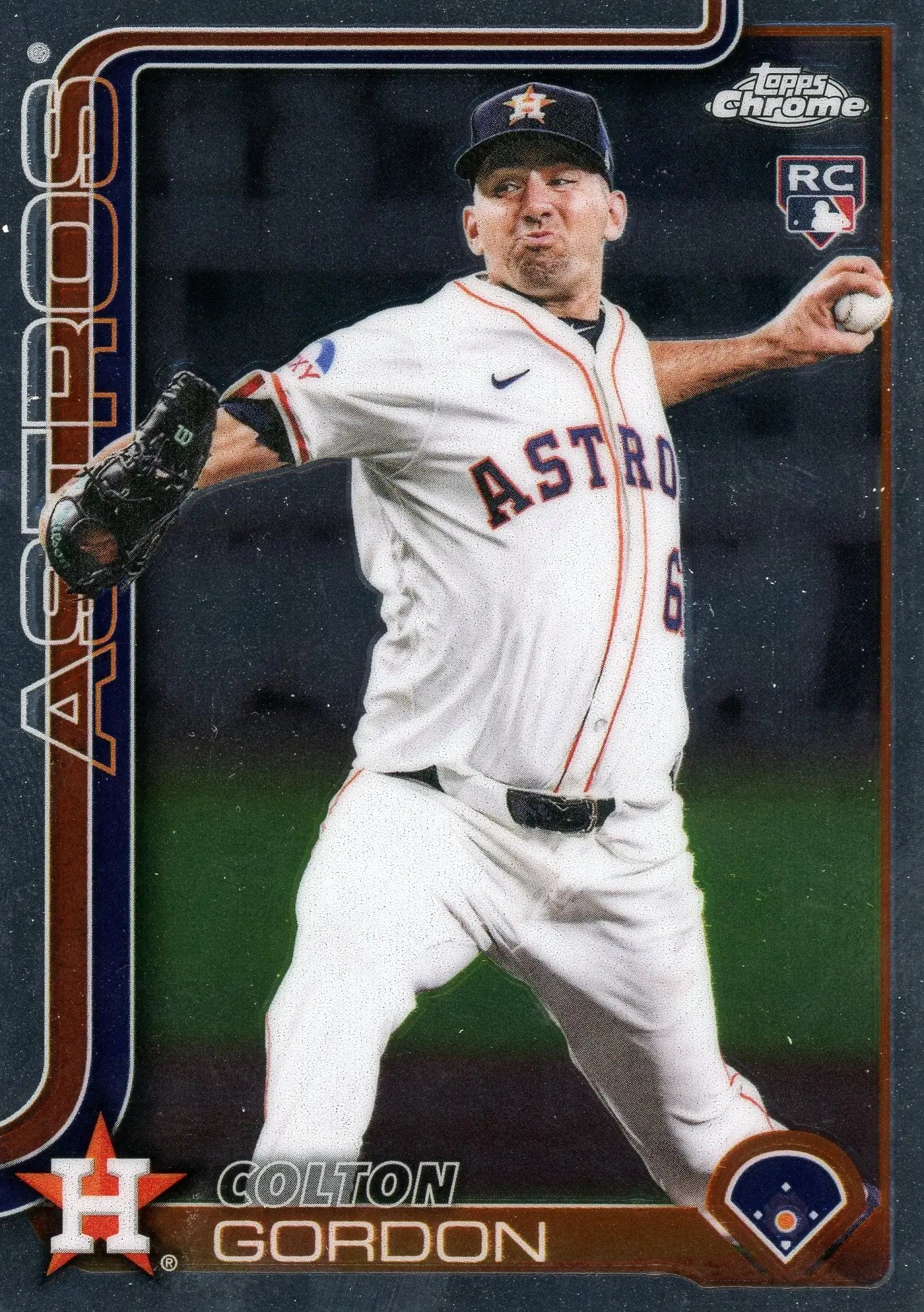 2025 Topps Chrome Update #USC23 Colton Gordon Astros RC - Baseball Card Single