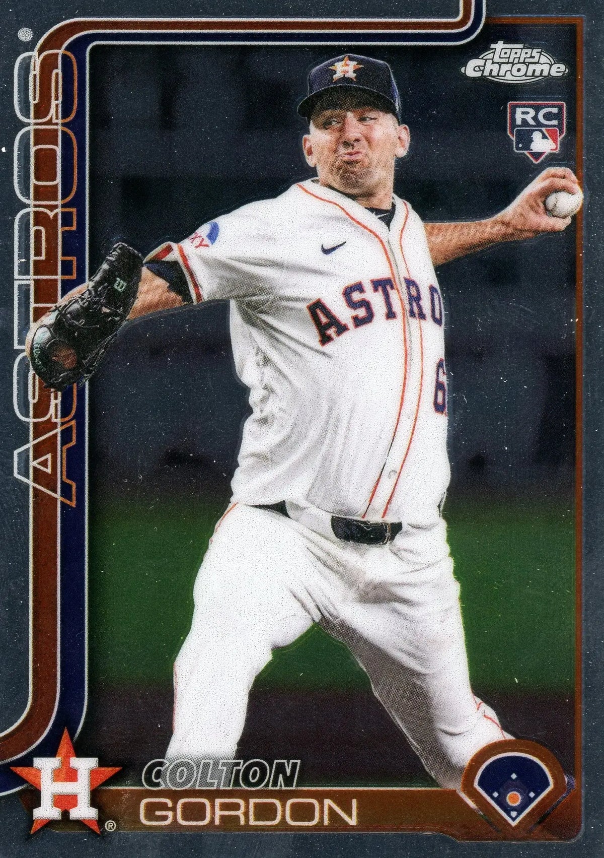 2025 Topps Chrome Update #USC23 Colton Gordon Astros RC - Baseball Card Single