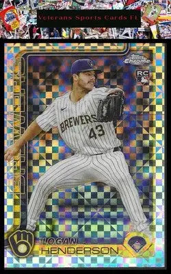 2025 Topps Chrome Update #USC65 Logan Henderson X-Fractors