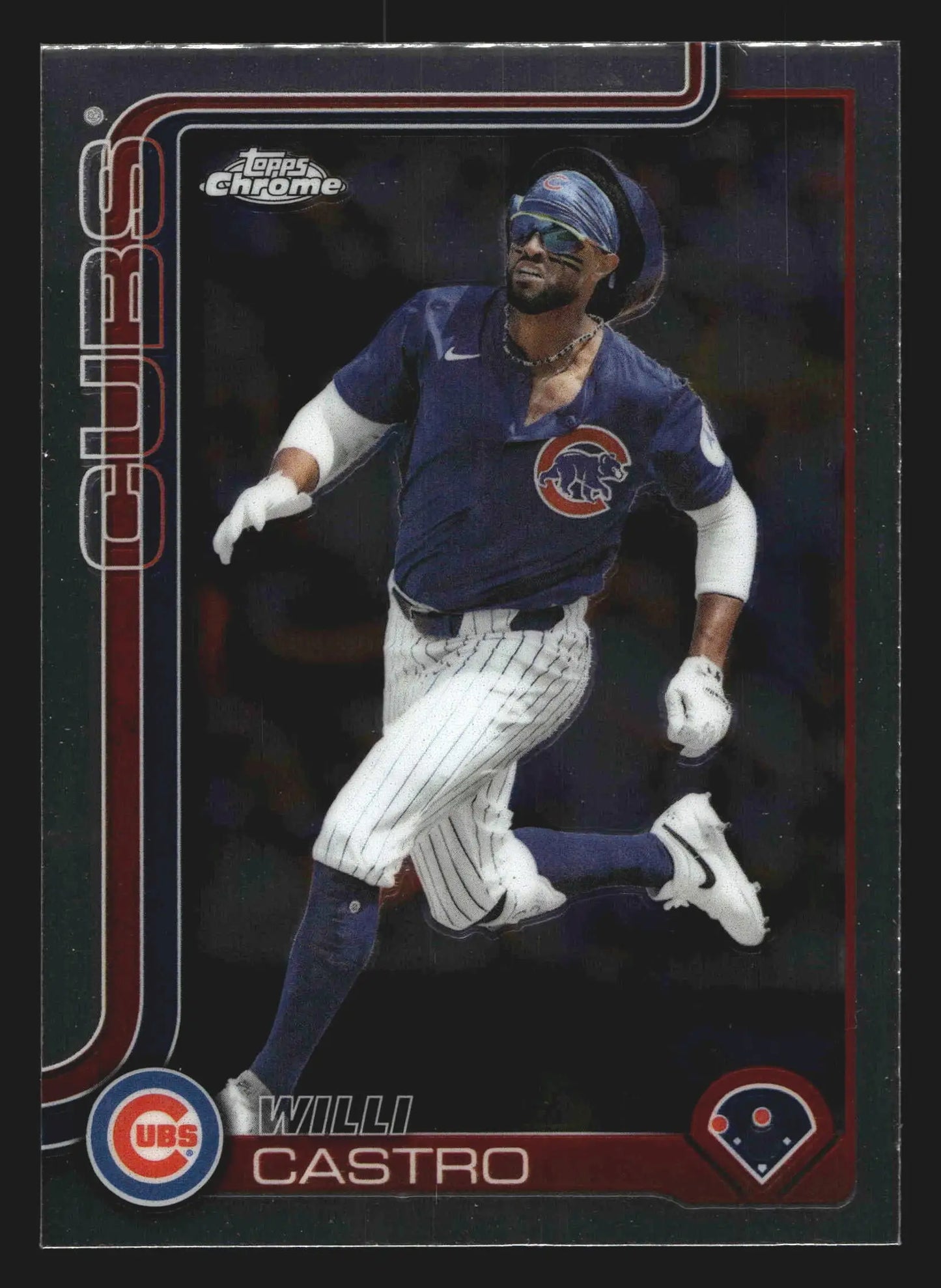 2025 Topps Chrome Update #USC67 Willi Castro Chicago Cubs - Baseball Card Single