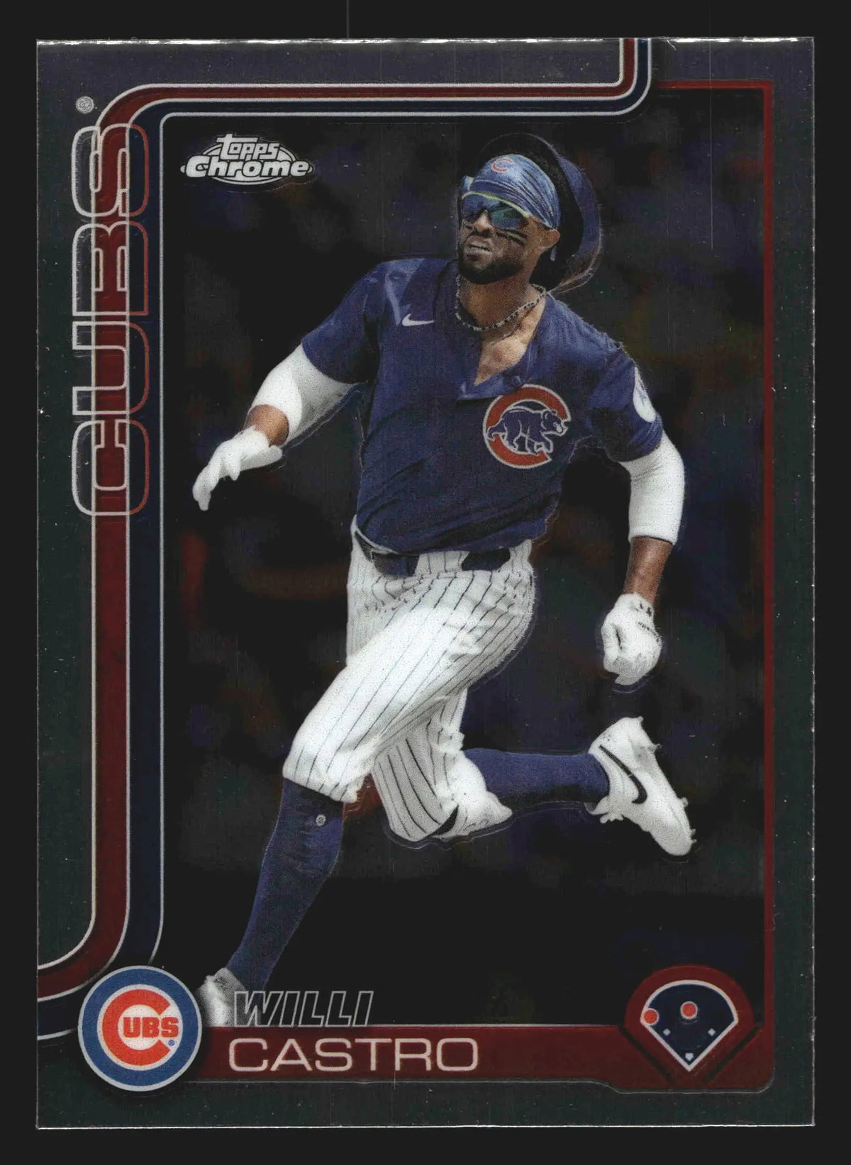 2025 Topps Chrome Update #USC67 Willi Castro Chicago Cubs - Baseball Card Single