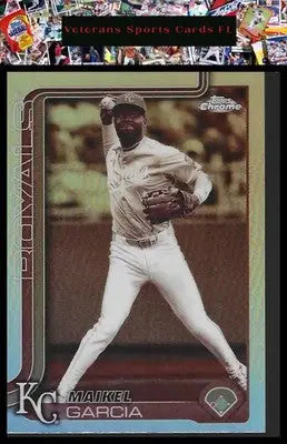2025 Topps Chrome Update #USC70 Maikel Garcia Sepia Refractors - Baseball Card Single