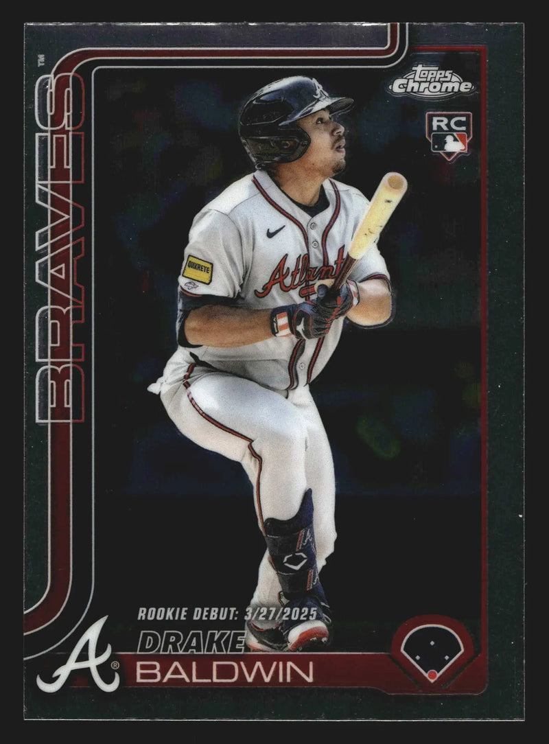 2025 Topps Chrome Update #USC88 Drake Baldwin Braves RC Rookie Debut