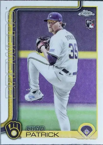 2025 Topps Chrome Update #USC90 Chad Patrick NM-MT RC Rookie Brewers ID:81678 - Baseball Card Single