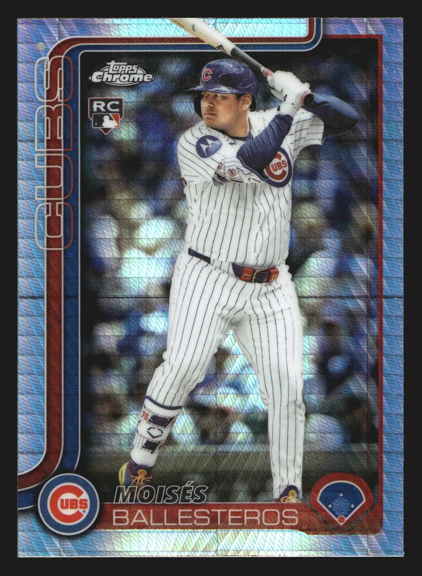 2025 Topps Chrome Update #USC93 Moises Ballesteros Prism Refractor RC - Baseball Card Single