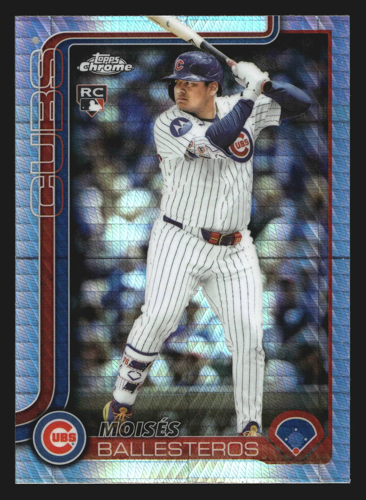 2025 Topps Chrome Update #USC93 Moises Ballesteros Prism Refractor RC - Baseball Card Single