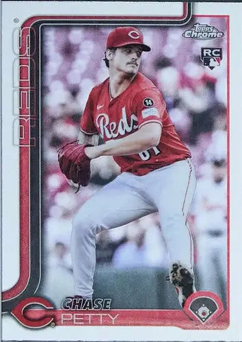 2025 Topps Chrome Update #USC97 Chase Petty NM-MT RC Rookie Reds ID:81679 - Baseball Card Single