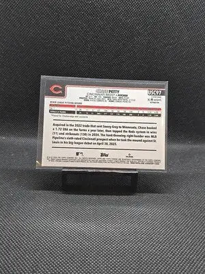 2025 Topps Chrome Update #USC97 Chase Petty Refractor Rookie - Baseball Card Single