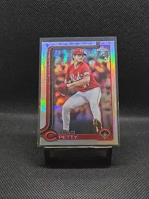 2025 Topps Chrome Update #USC97 Chase Petty Refractor Rookie - Baseball Card Single