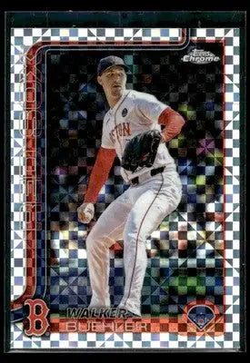 2025 Topps Chrome Update Walker Buehler #USC55 X-Fractors Boston Red Sox