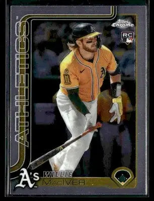 2025 Topps Chrome Update Willie MacIver #USC81 RC Athletics