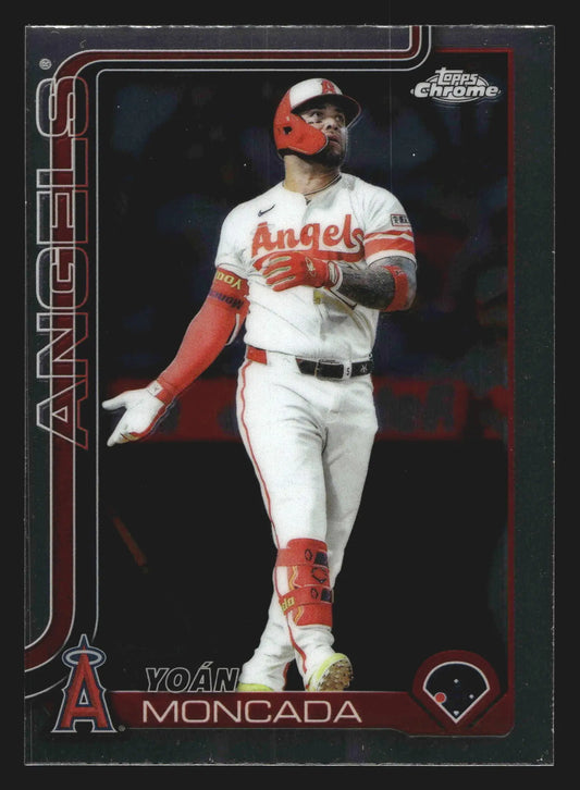 2025 Topps Chrome Update Yoan Moncada #USC22 Angels - Baseball Card Single