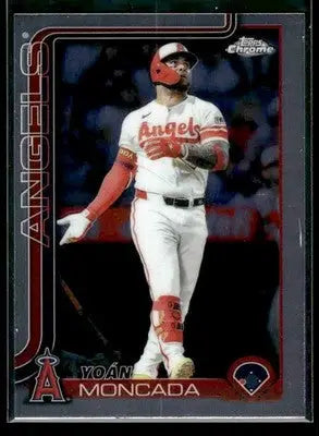 2025 Topps Chrome Update Yoán Moncada #USC22 Los Angeles Angels