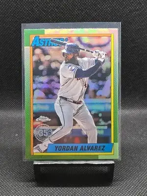 2025 Topps Chrome Update - Yordan Alvarez 35th Anniversary #90CU-7 - Astros - Baseball Card Single