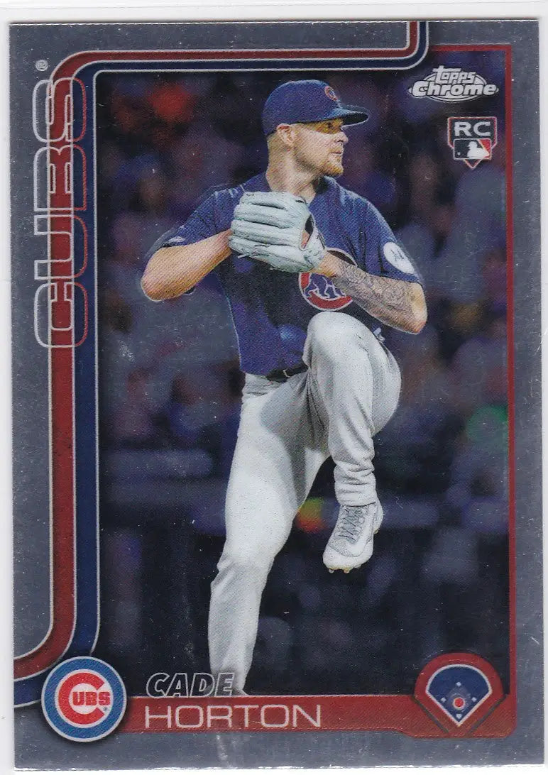 2025 Topps Chrome #USC63 Cade Horton RC Chciago Cubs - Baseball Card Single