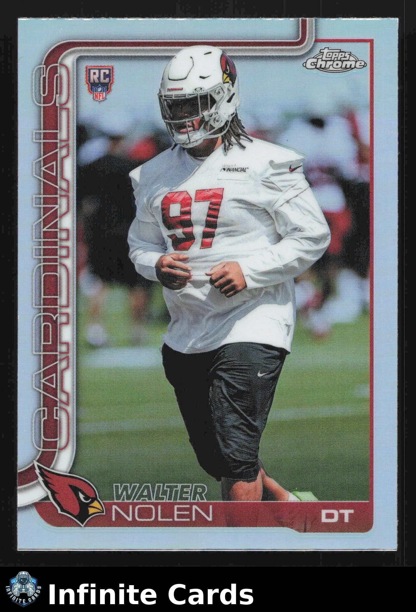 2025 Topps Chrome WALTER NOLEN #365 Refractor Arizona Cardinals RC - Football Card Single