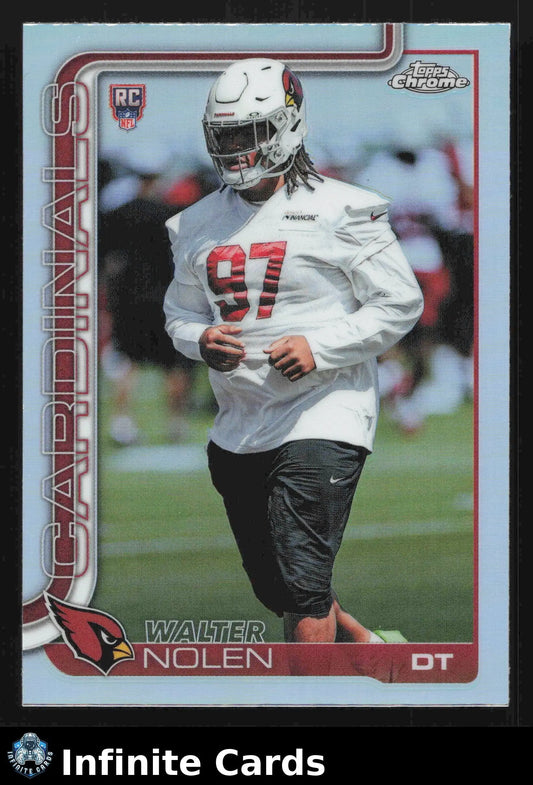 2025 Topps Chrome WALTER NOLEN #365 Refractor Arizona Cardinals RC - Football Card Single