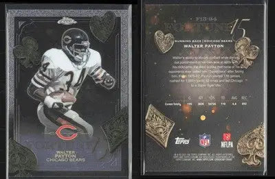 2025 Topps Chrome WALTER PAYTON #F15-34 Fortune Chicago Bears HOF - Football Card Single