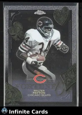 2025 Topps Chrome WALTER PAYTON #F15-34 Fortune Chicago Bears HOF