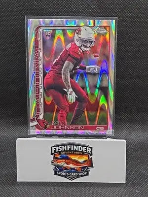 2025 Topps Chrome Will Johnson Rookie Raywave #349 Cardinals - Football Card Single