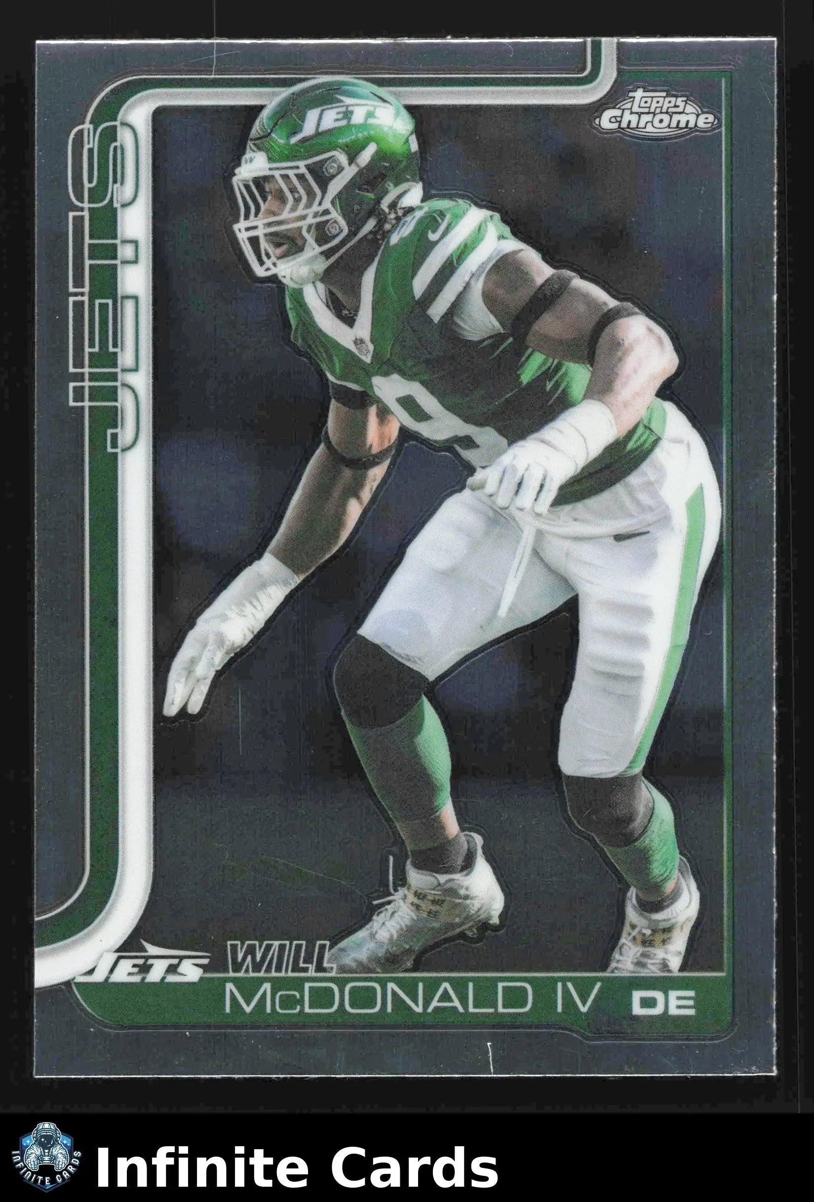 2025 Topps Chrome WILL MCDONALD IV #241 New York Jets - Football Card Single