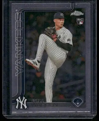 2025 Topps Chrome Will Warren #81 RC Baseball - Baseball Card Single