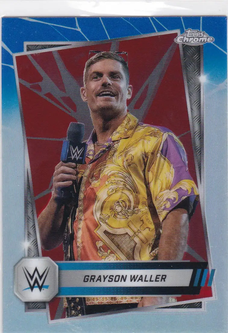 2025 Topps Chrome WWE #13 Grayson Waller Smack Down - Other