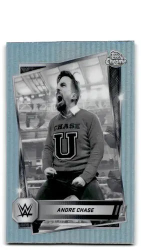 2025 Topps Chrome WWE Refractor Sepia #32 Andre Chase NM-MT ID:76565 - Wrestling Card Single