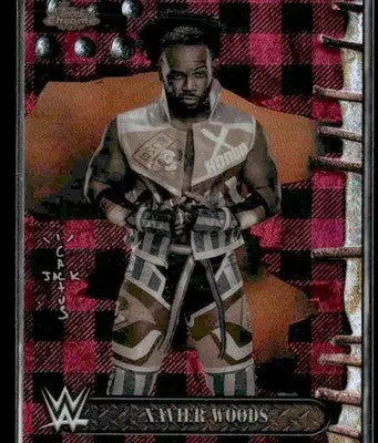 2025 Topps Chrome WWE x Cactus Jack #18 Xavier Woods Red And Black